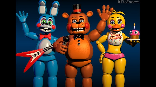 Steam Workshop Fnaf Team Vr Five Nights At Freddy S Model Pack