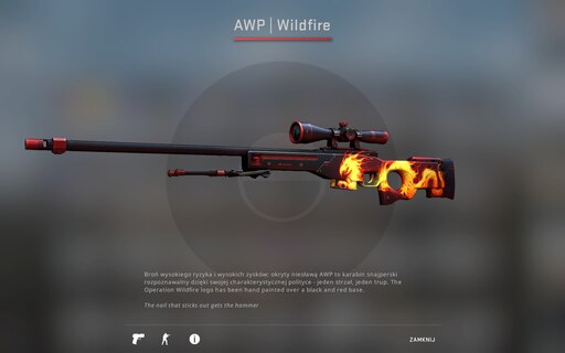 AWP дикое пламя- после полевых