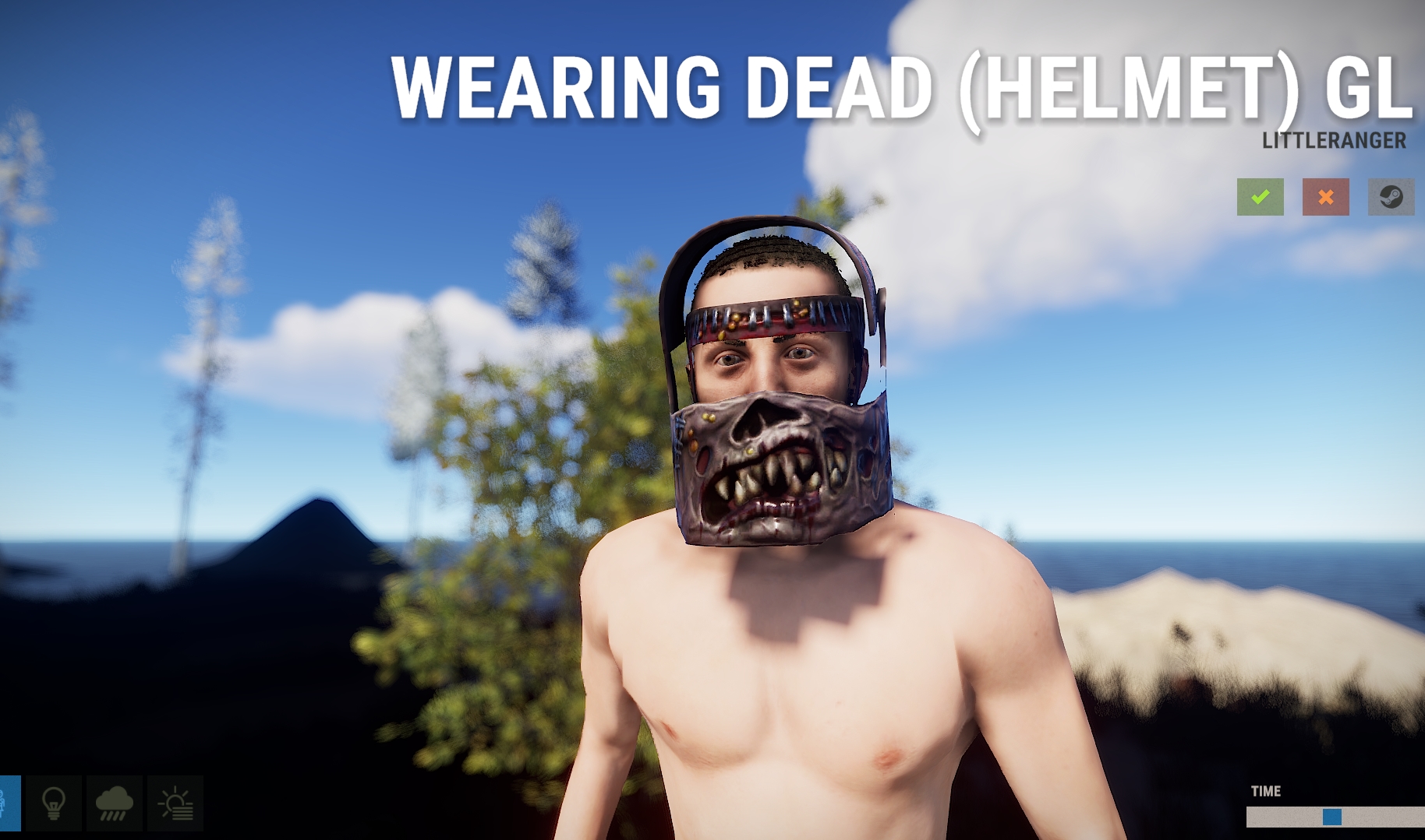 Metal Zombie Helmet thumbnail 2