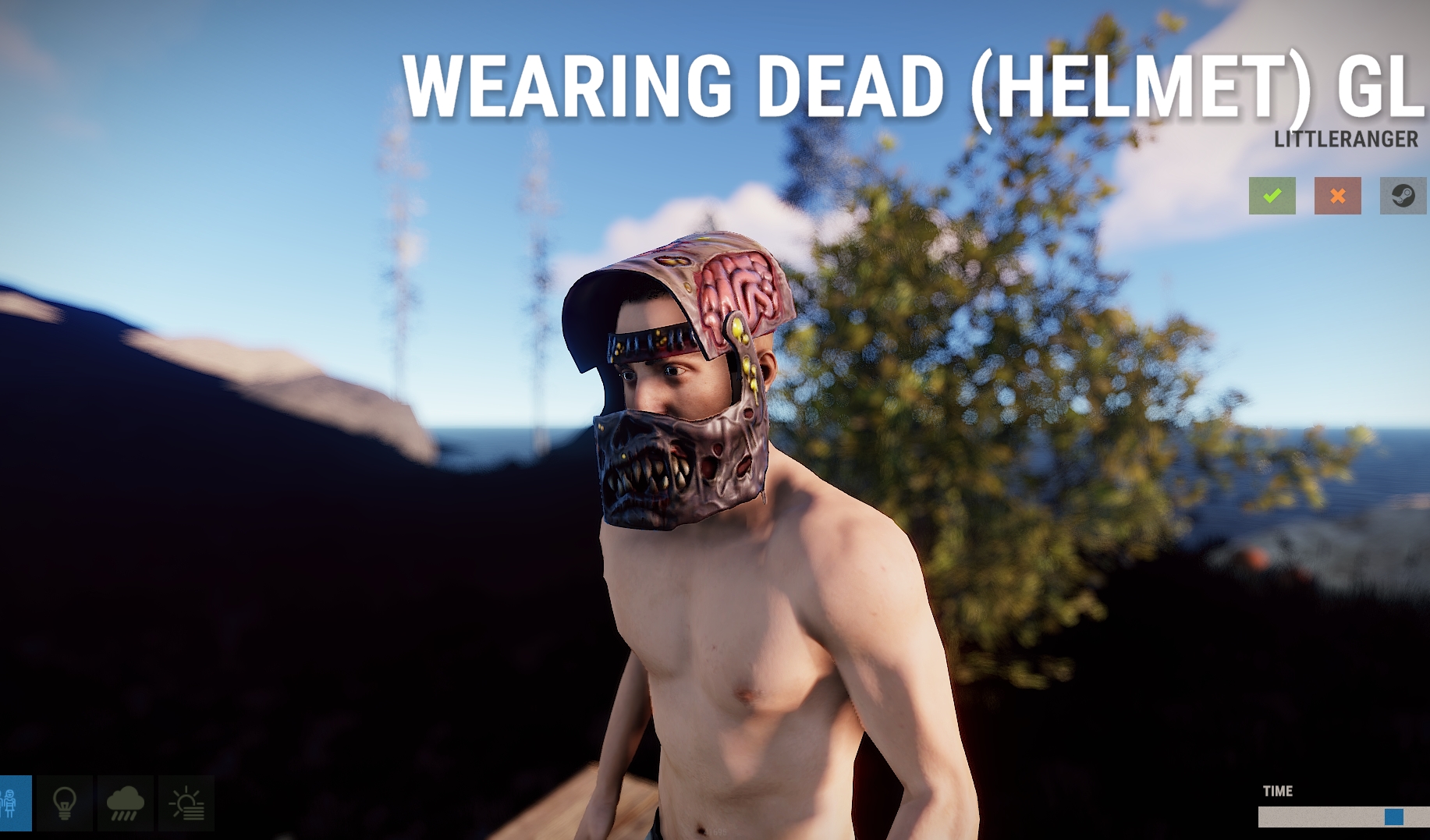 Metal Zombie Helmet thumbnail 5