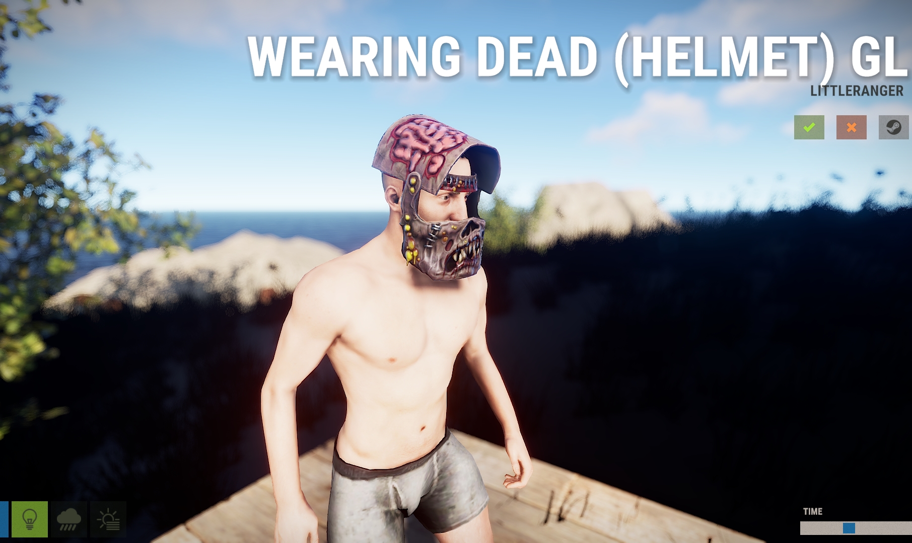 Metal Zombie Helmet thumbnail 6