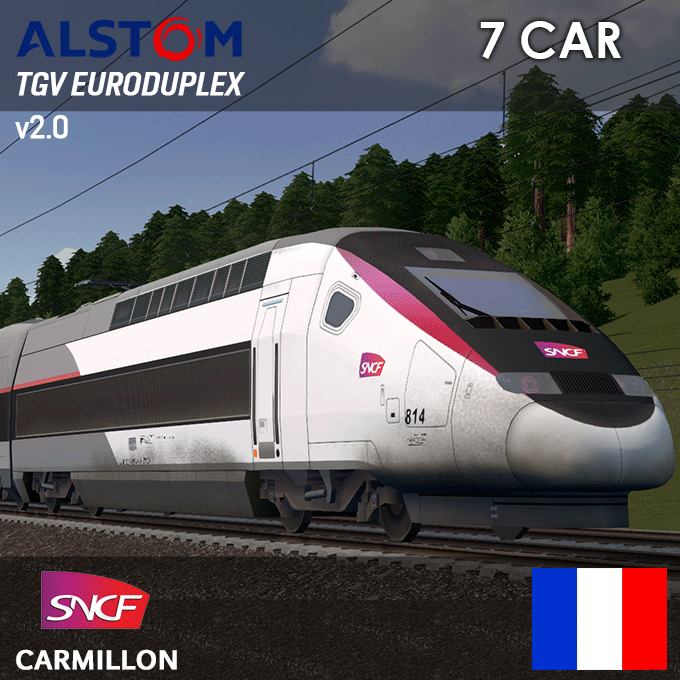 TGV Euroduplex – Carmillon (7Cars)
