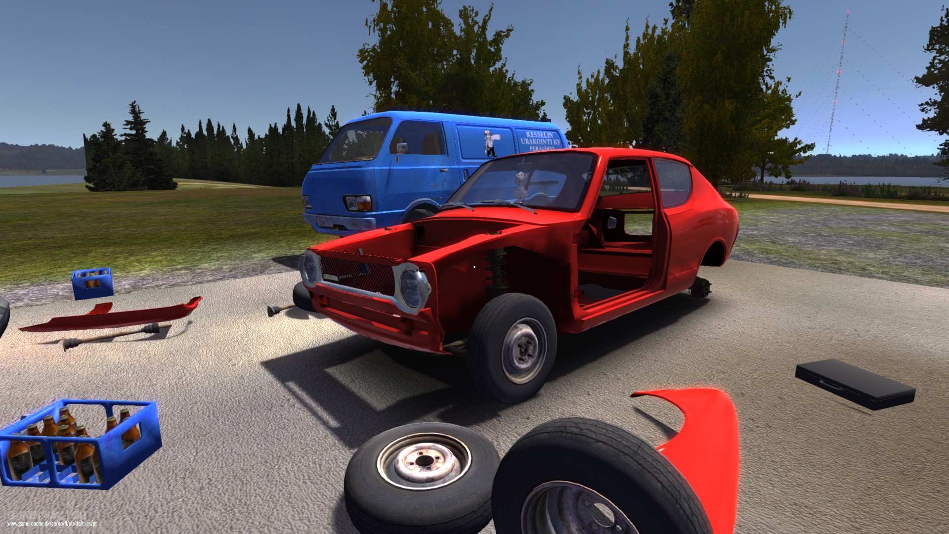 Сам симулятор. Симулятор саммер кар. My Summer car на Xbox 360. Сатсума my Summer car. Симулятор саммер кар на андроид.