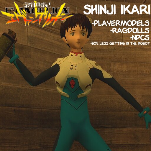 Shinji ikari doing a jojo pose