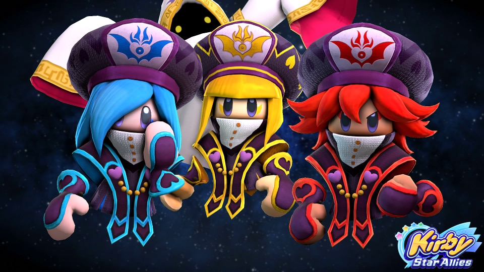 Εργαστήρι Steam::Kirby Star Allies - Three Mage Sisters and Hyness