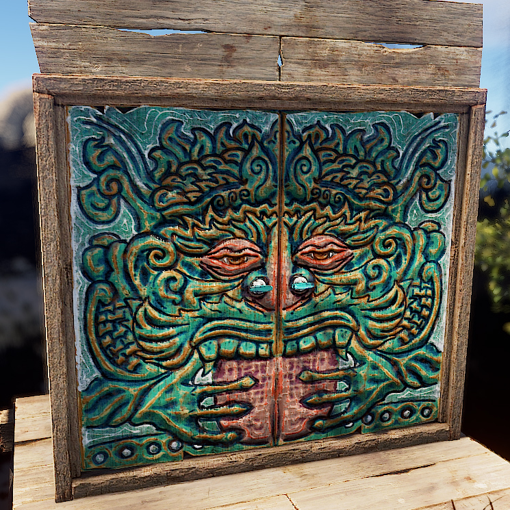 Wind King Wooden Double Door screenshot 1