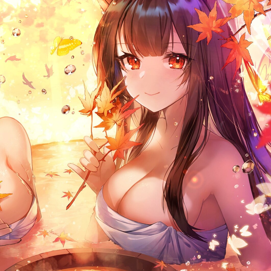 kaga and akagi bath azur lane