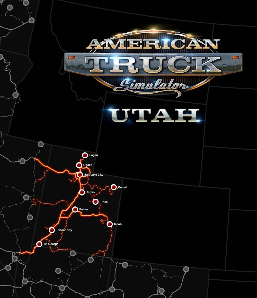 American truck карты. Карта Американ трак симулятор. DLC Американ трак симулятор. American Truck Simulator DLC Map. American Truck Simulator карта с ДЛС.