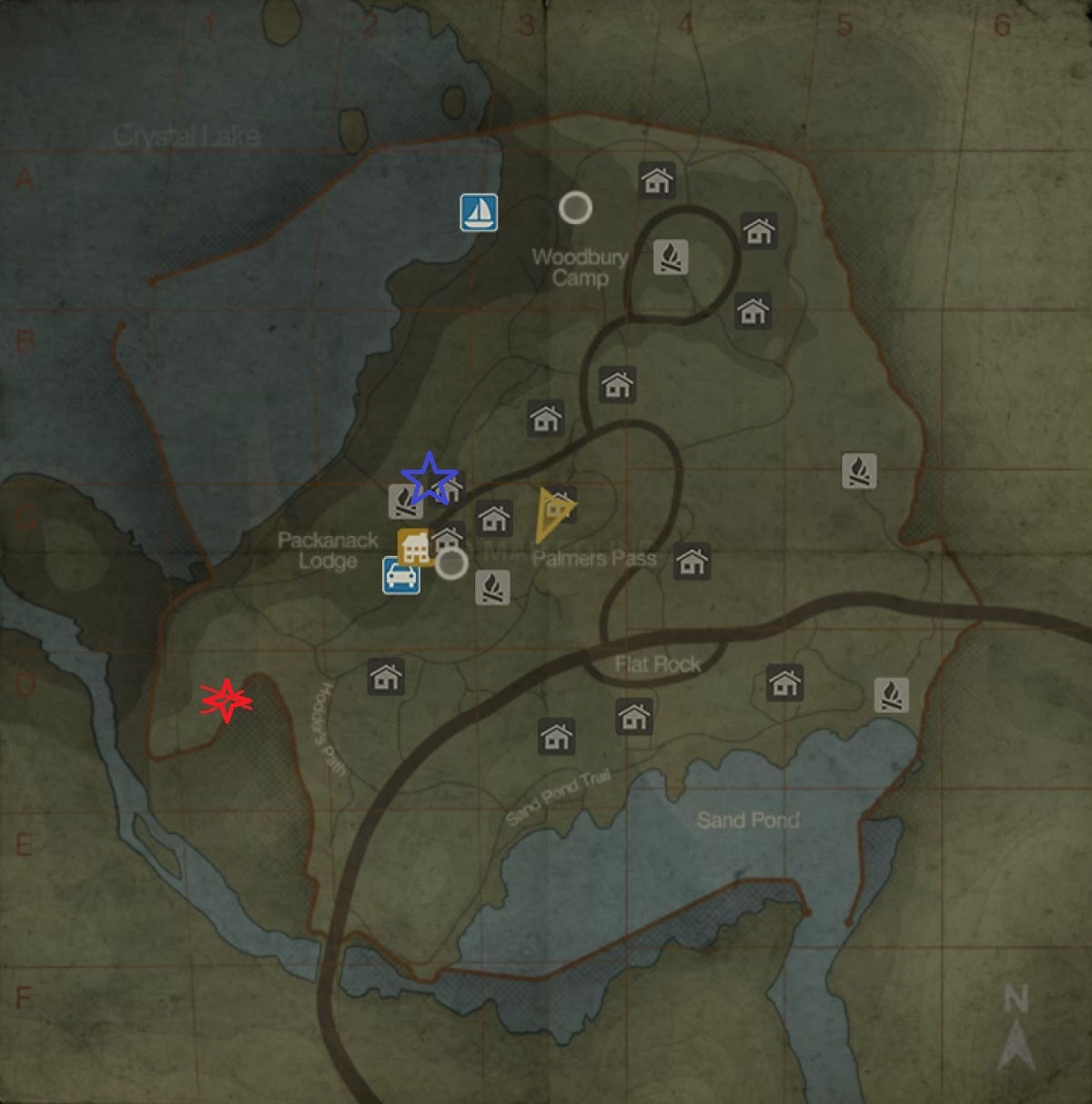 Friday The 13Th Game Maps _ Friday The 13Th Maps – WYKWI