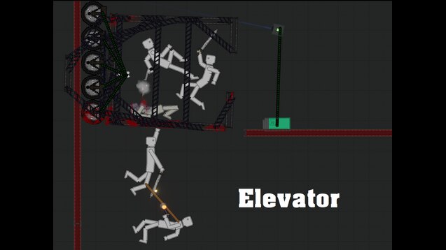 The Falling Death Elevator In People Playground (5) 