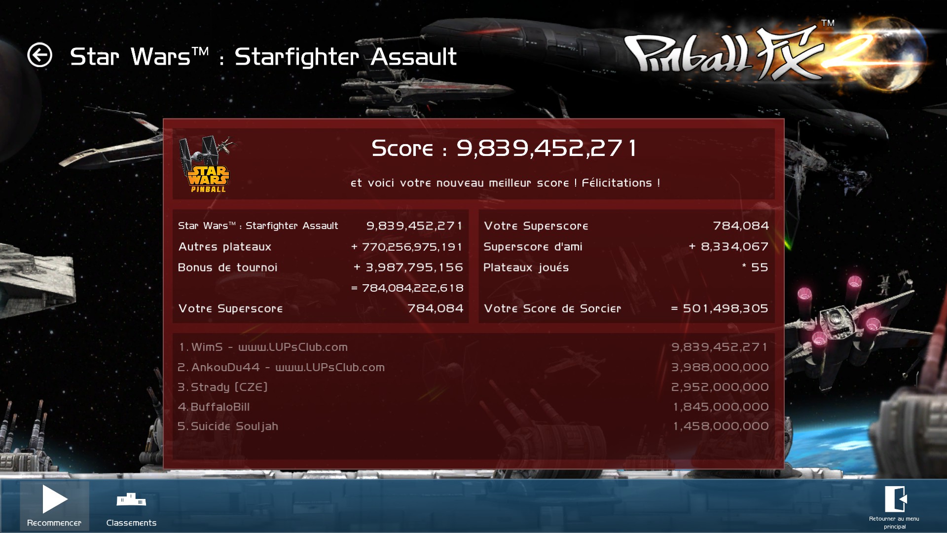 LUP's Club TdM 06.17 : Starfighter Assault FB6B6C8615E474785F8A5E5C18D6C962E91220E3