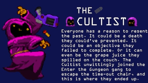 Cultist Enter The Gungeon