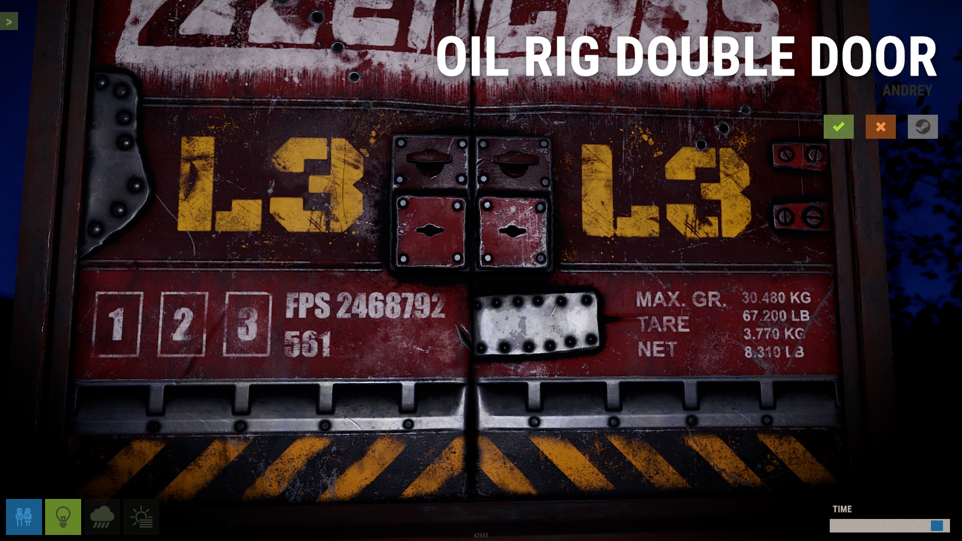 Oil Rig Double Door thumbnail 5