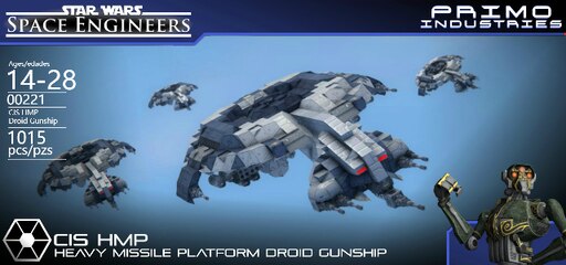 Lego discount separatist gunship