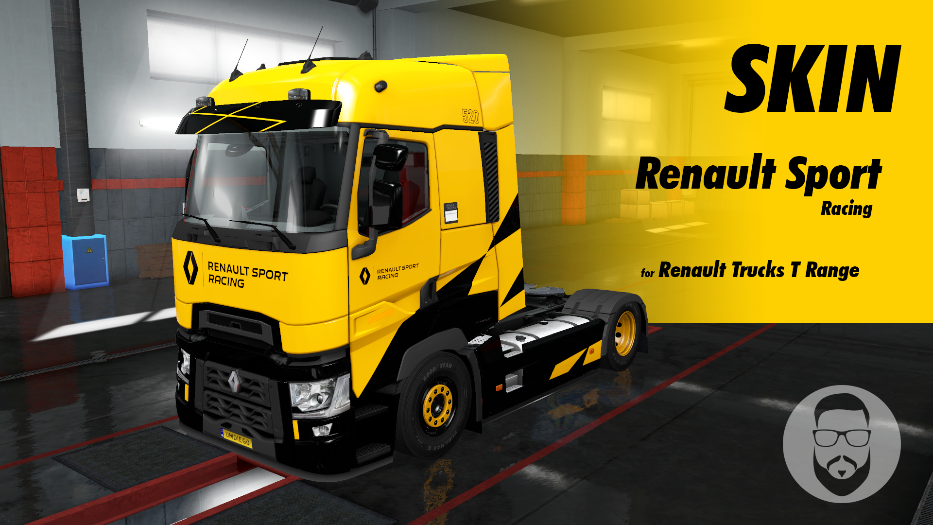 Steam Workshop Renault Sport Racing Skin For Renault Trucks T Range