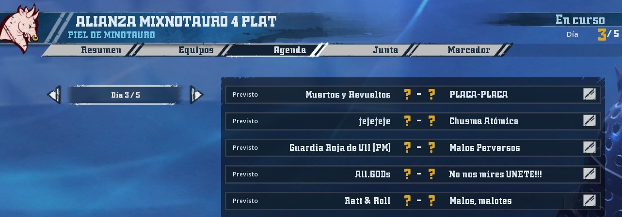 Liga Alianza Mixnotauro 4 - División Cuerno de Plata / Jornada 3 - hasta el domingo 26 de enero 857BF8A7BCBA76ED97B9F9494EE14D46C3A1CA20