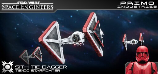 Oficina Steam Sith TIEdg Starfighter TIE Dagger