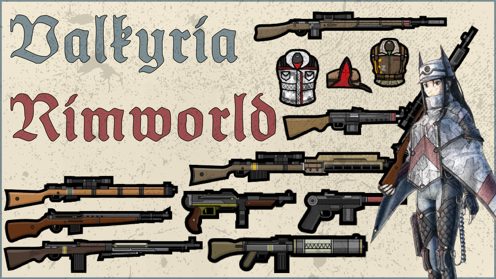 rimworld weapons