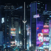 Cyberpunk 2077 - Downtown View Live Wallpaper 4K 60fps 