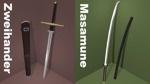 Steam Workshop::Dual wielding - Manta sword