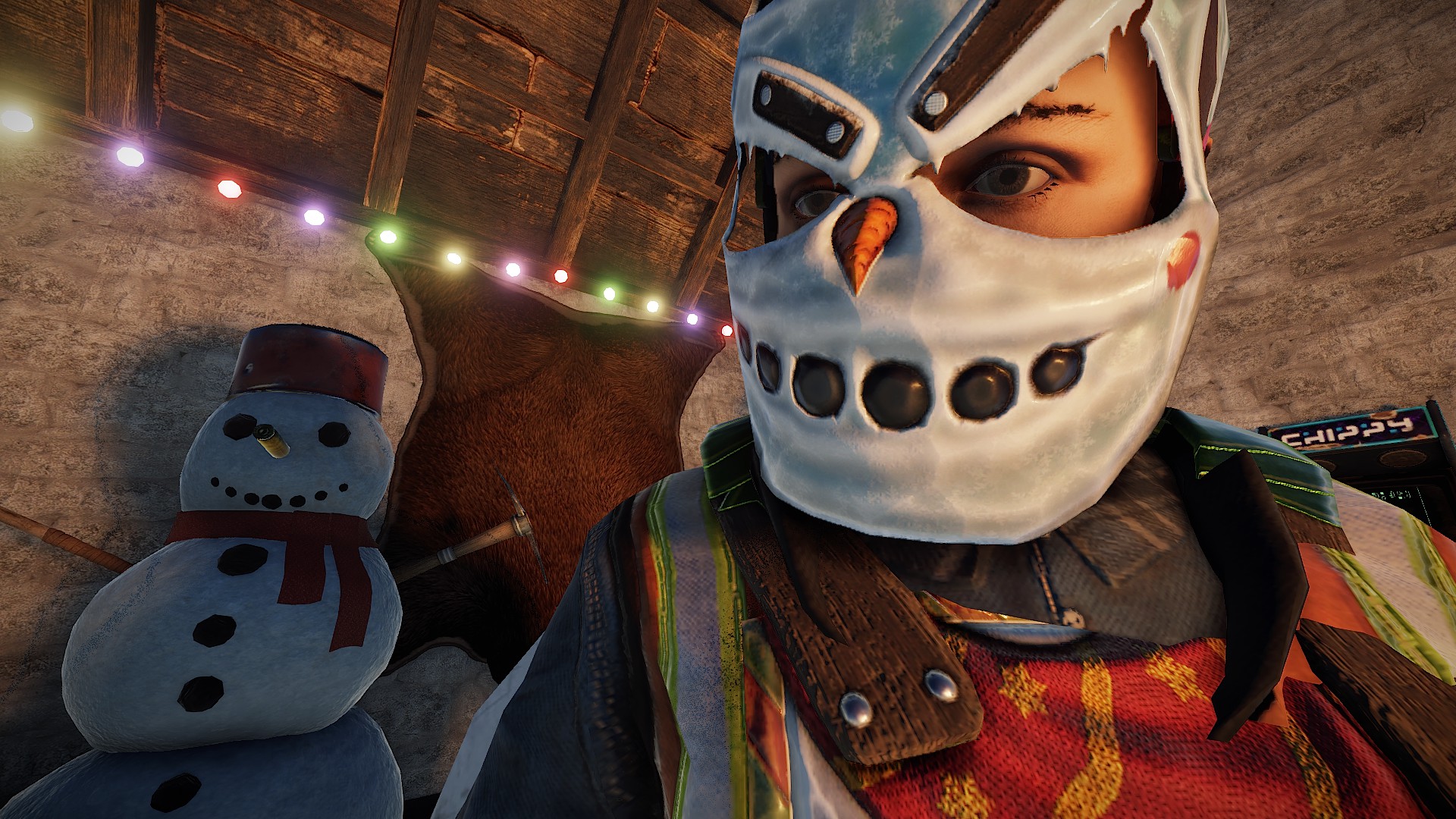 Evil Snowman Mask thumbnail 2