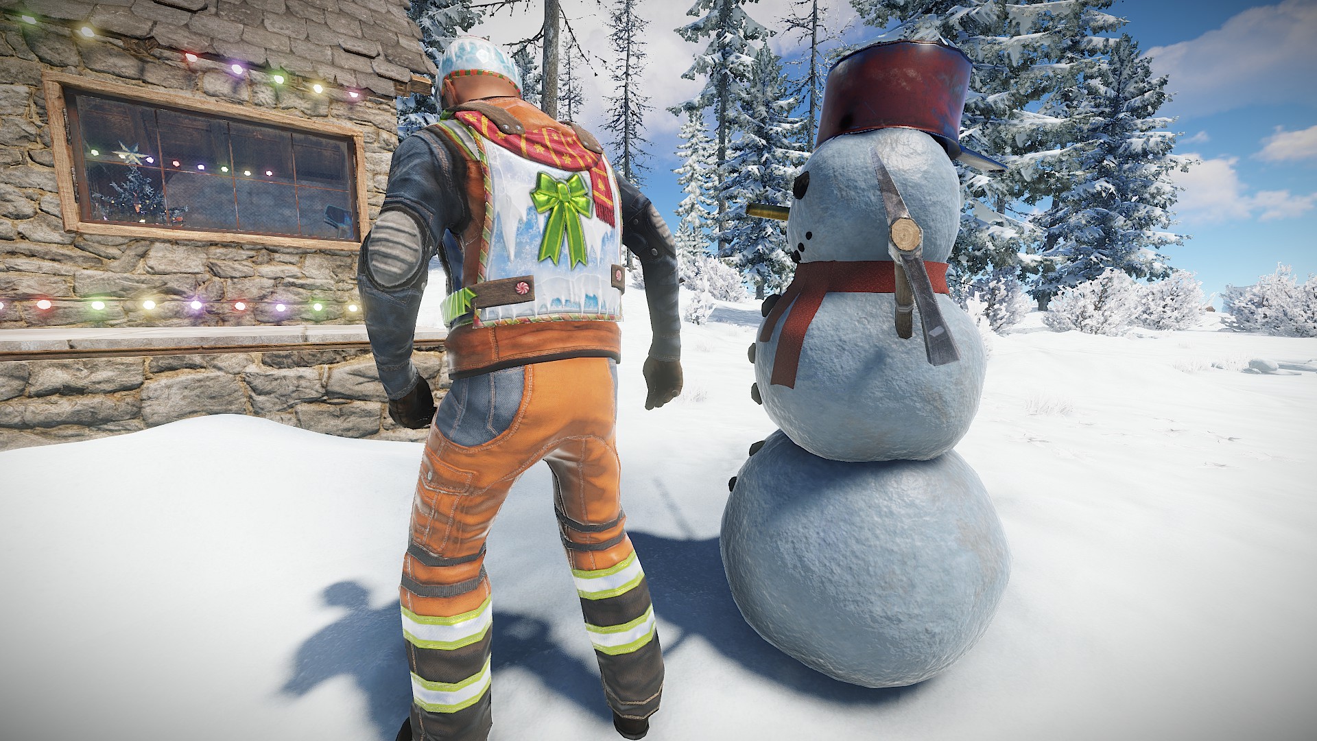 Evil Snowman Mask thumbnail 4