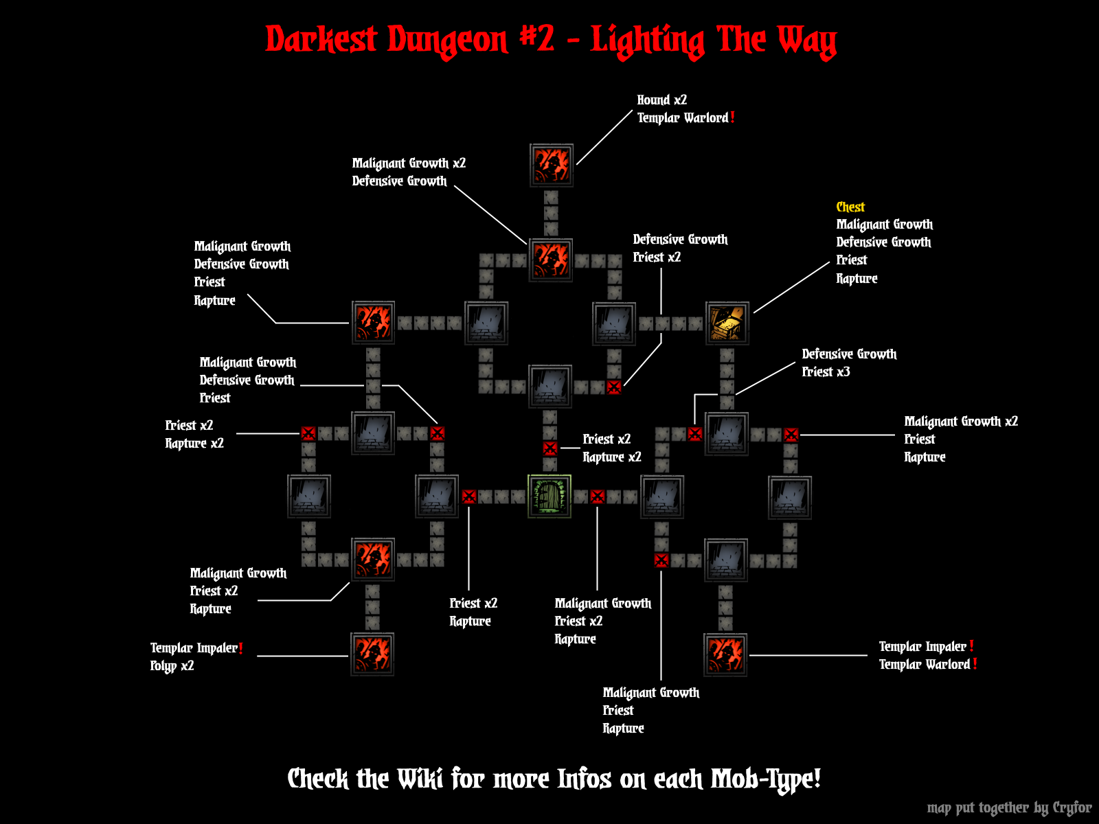 Темнейшее darkest dungeon карта - 87 фото