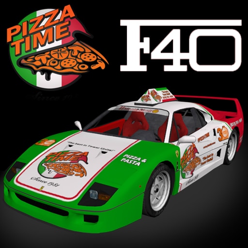 Steam Workshop::[PIZZA TIME] Ferrari F40 Pizza Delivery Car