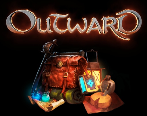 Early игра. Outward логотип. Outward огниво. Outward персонажи. Outward Definitive Edition надпись.