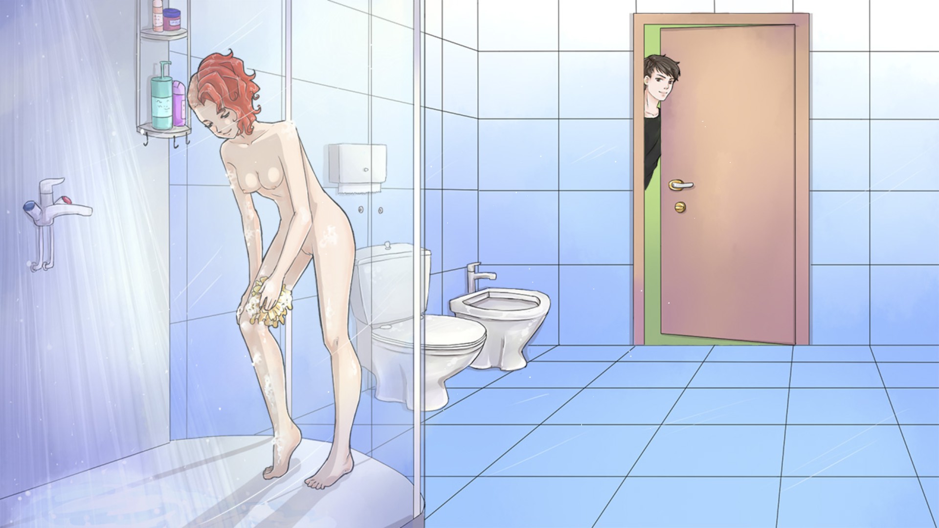 Bath anime porn