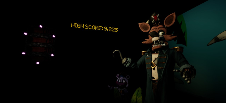 Five Nights at Freddy's 2 Foxy Jumpscare - 10 Min Loop (green screen) 
