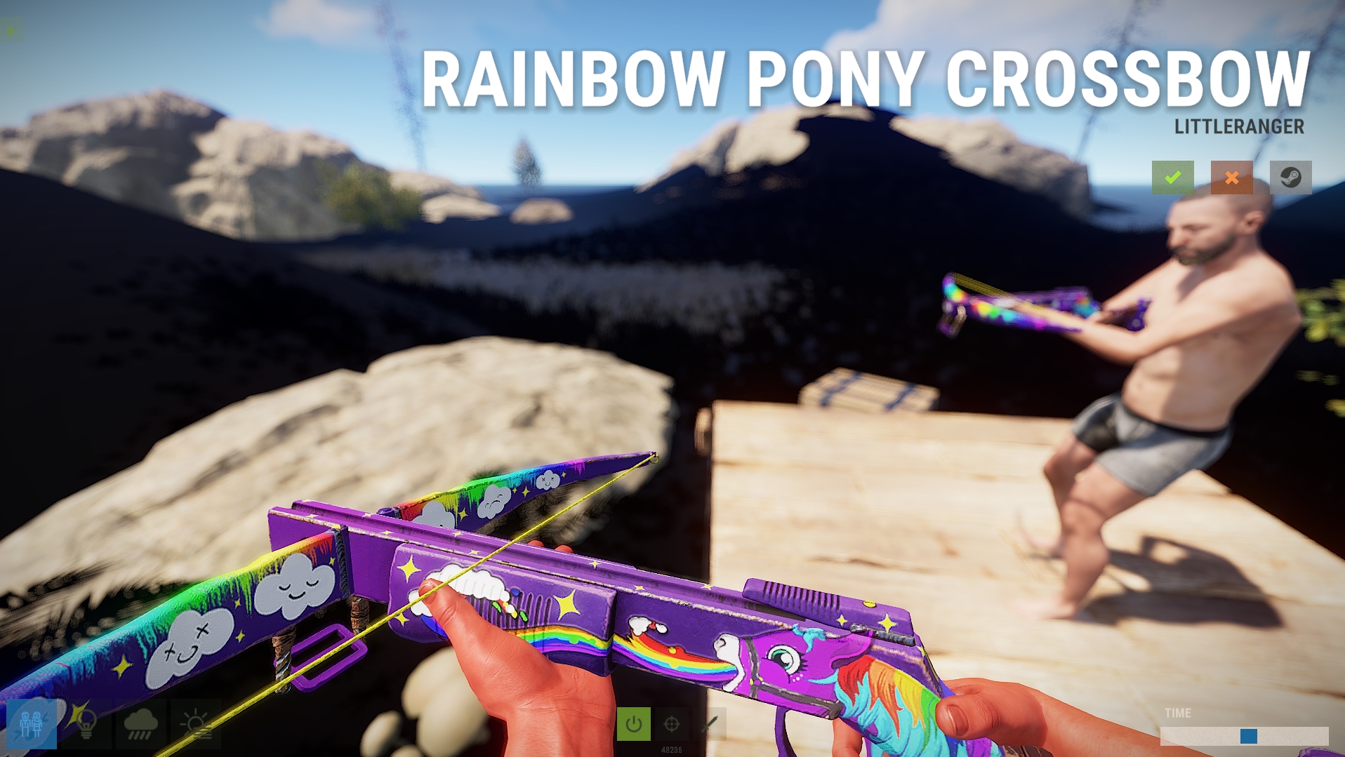 Rainbow Pony Crossbow thumbnail 4