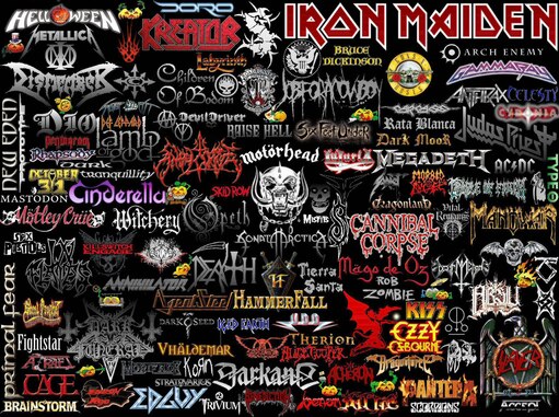 Логотипы рок групп