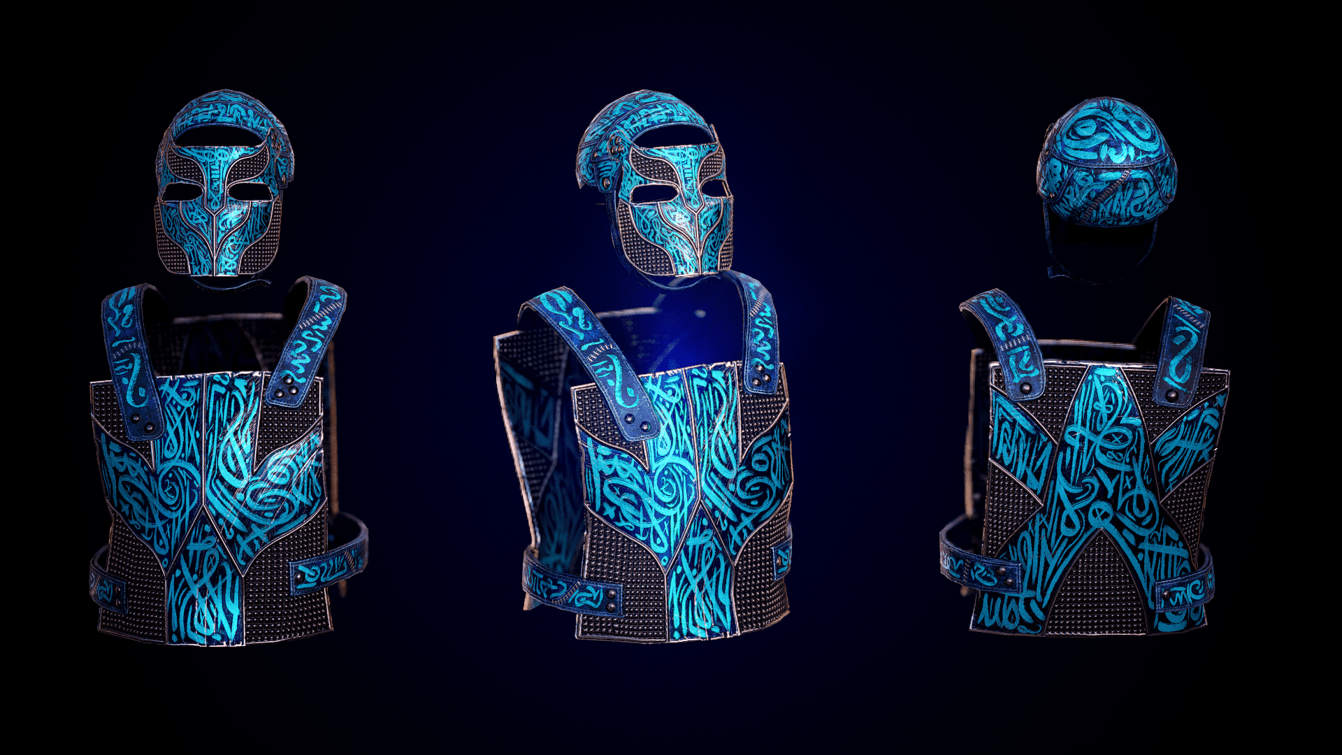 Azul Metal Facemask screenshot 1
