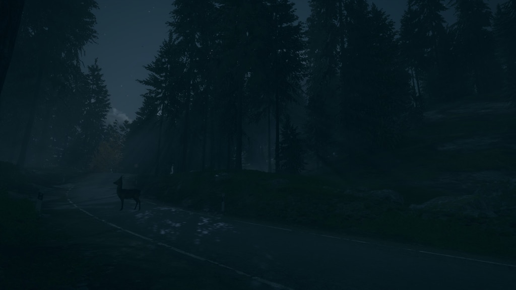 Steam Community Screenshot 夜道のシカ