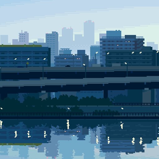 Steam Workshop::Early Morning City Pixel Art