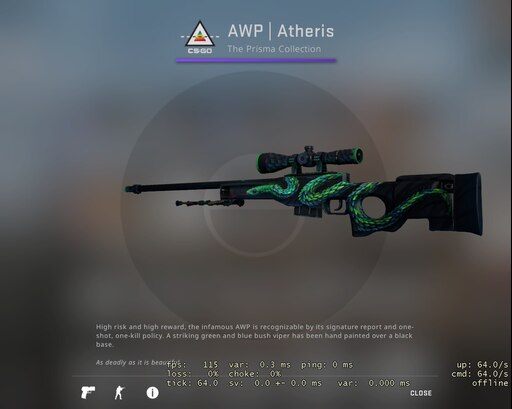 Awp pit viper field tested фото 54