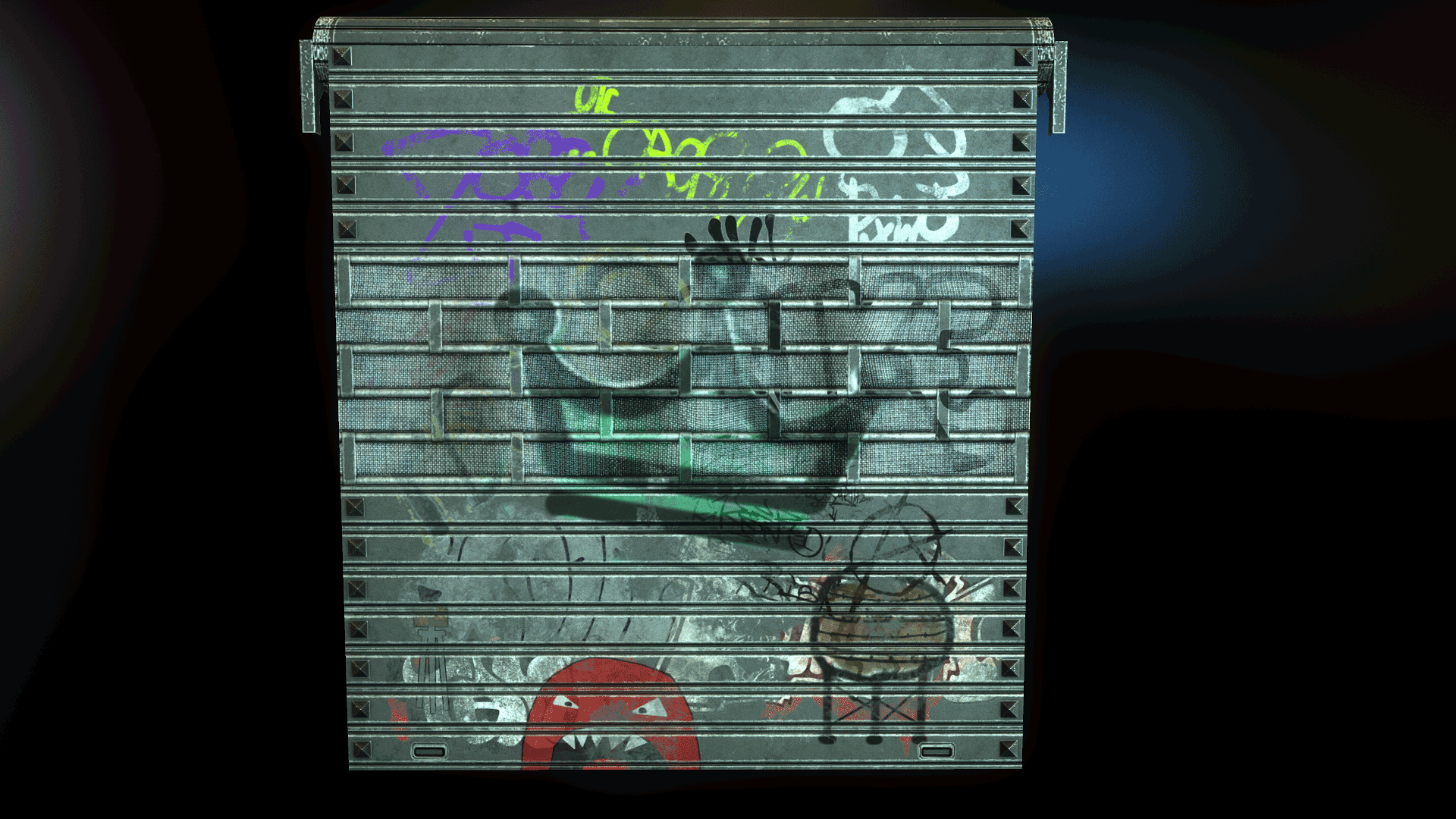 Vandalized Shop Door screenshot 1