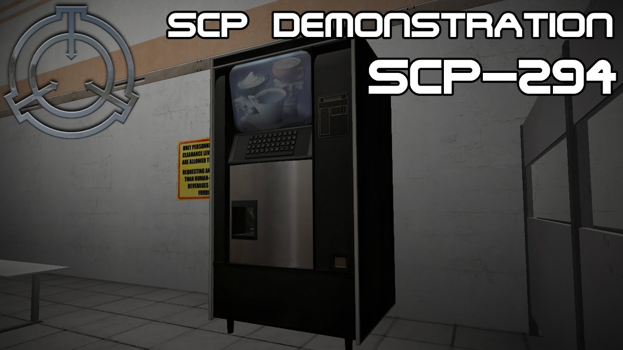 Scp не работает. SCP 294 кофейный автомат. SCP Containment Breach SCP-294. Напитки СЦП 294. SCP 0294.