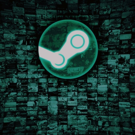 steam Logo (Apple green) | Wallpapers HDV