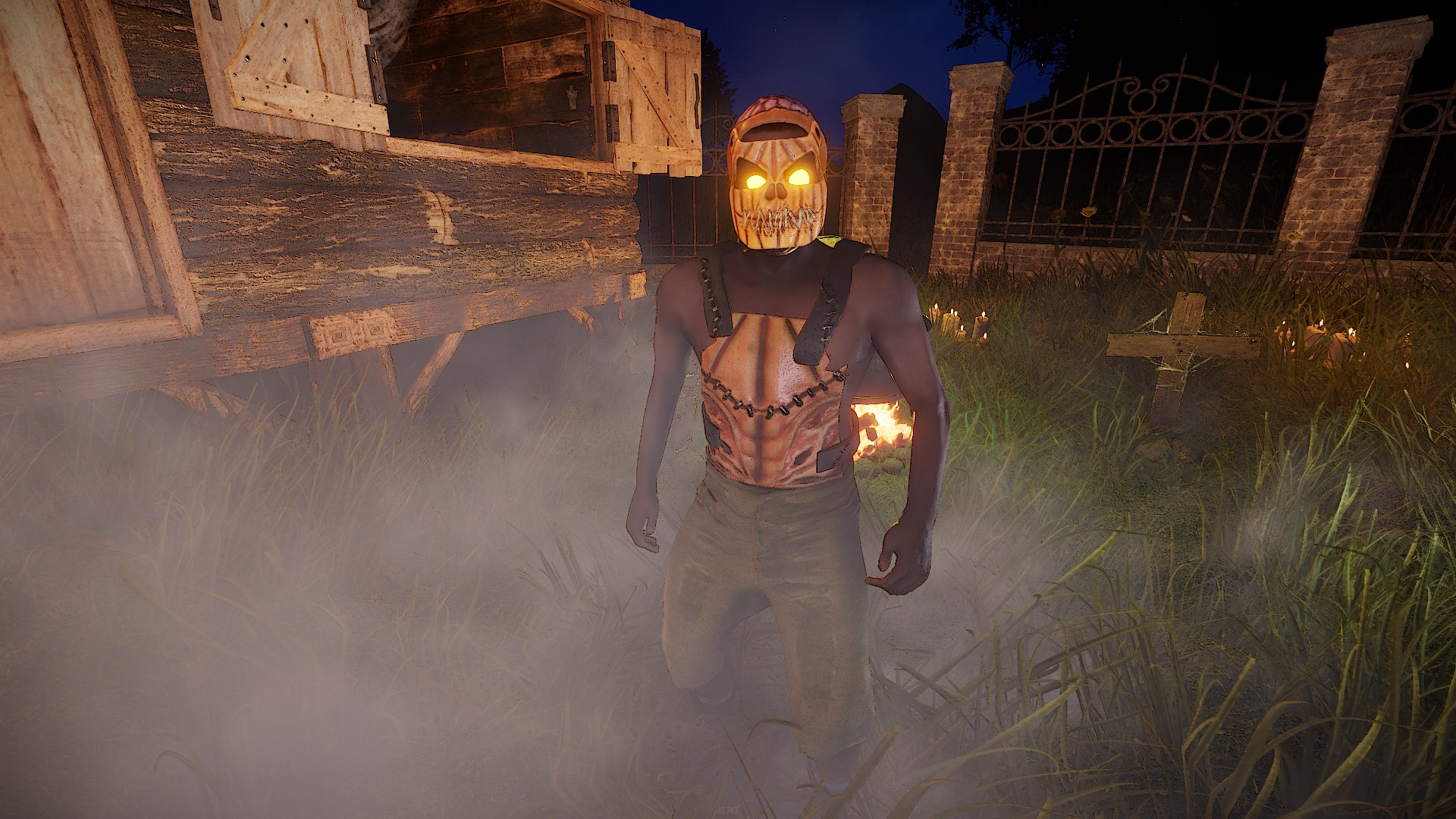 Evil Pumpkin Facemask thumbnail 3