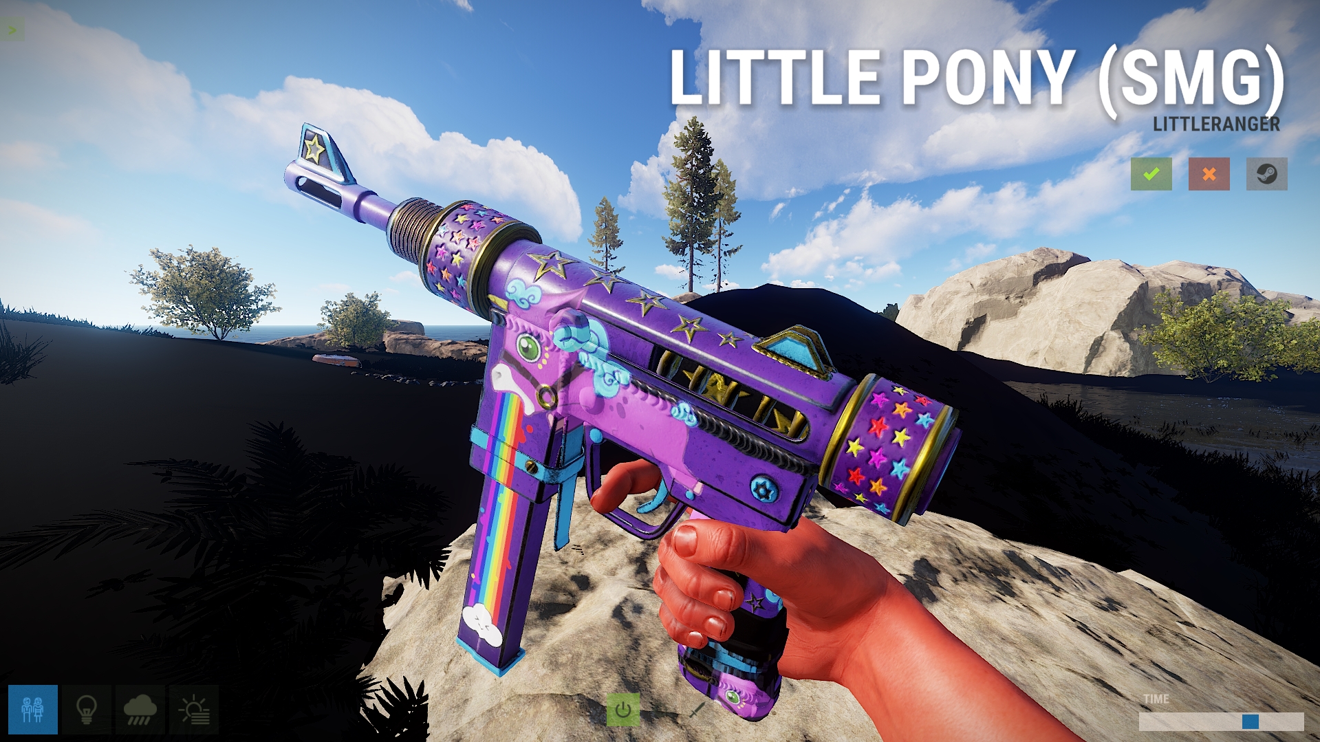 Rainbow Pony SMG screenshot 1