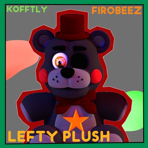 Fnaf on sale lefty plush