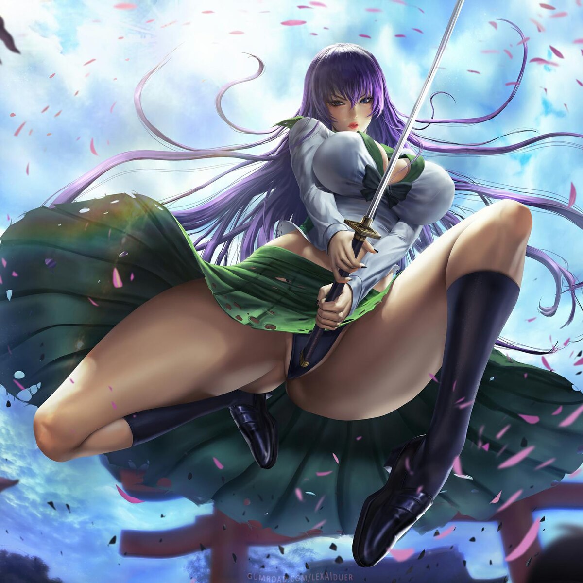 Lexaiduer [Highschool of the dead] Seako Busujima