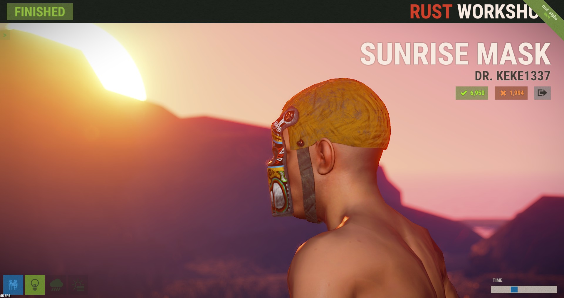 Sunrise Metal Facemask thumbnail 11