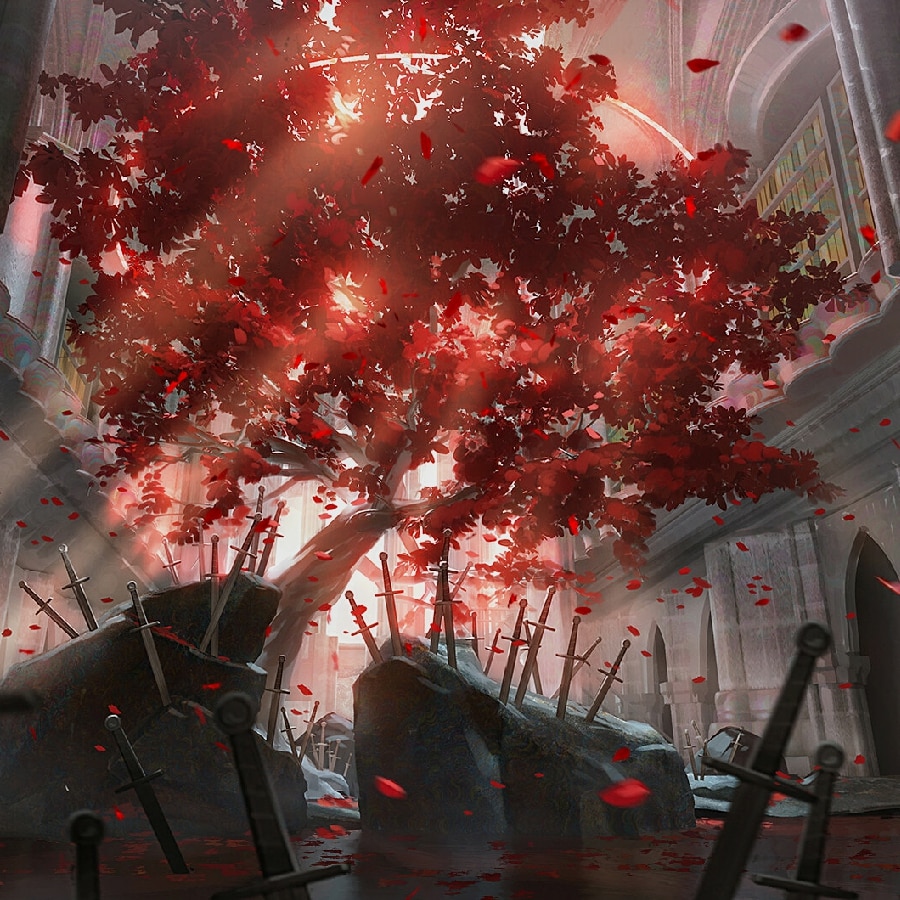 Red tree