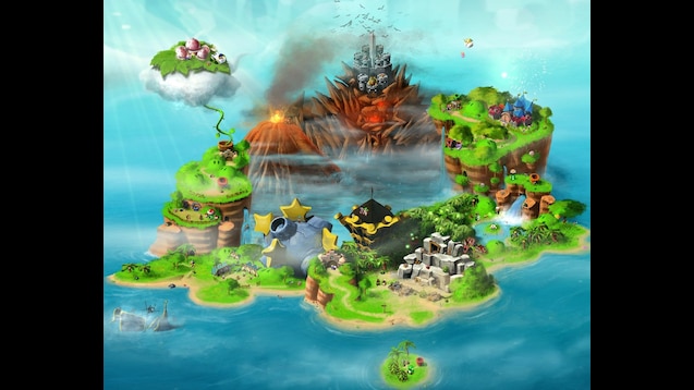 Steam Workshop Super Mario Rpg Animated World Map