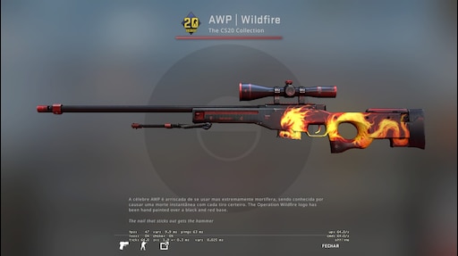 Awp wildfire battle scarred фото 4