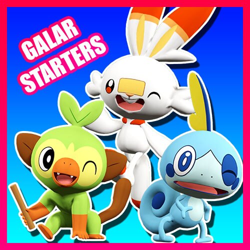 Pokemon Galar starters