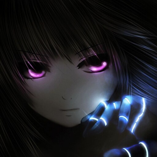 dark girl anime